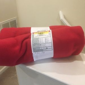 1.194 yards Chili Red Jo-Ann Fabrics Fleece